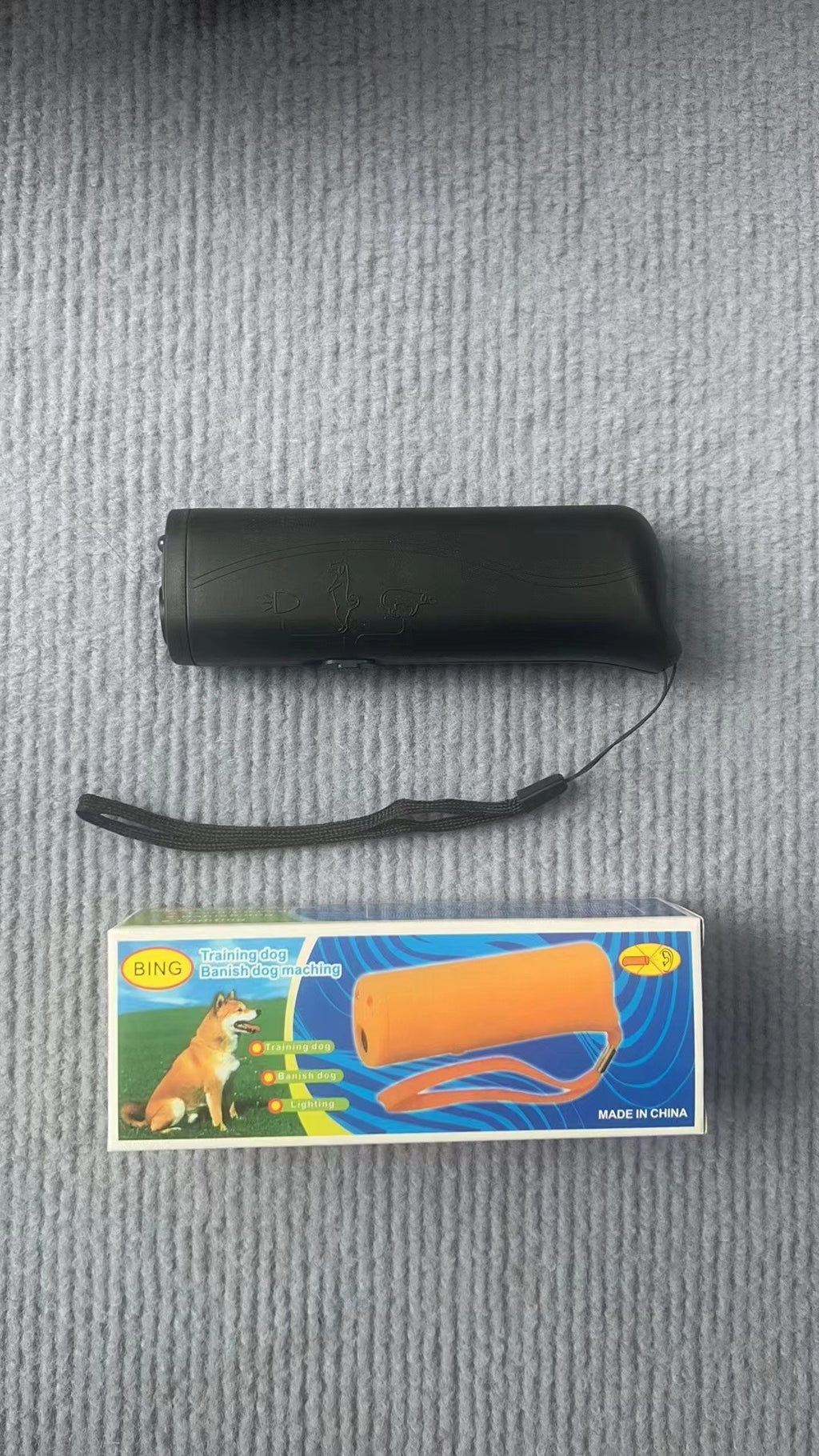 Ultrasonic Dog Trainer with LED Flashlight