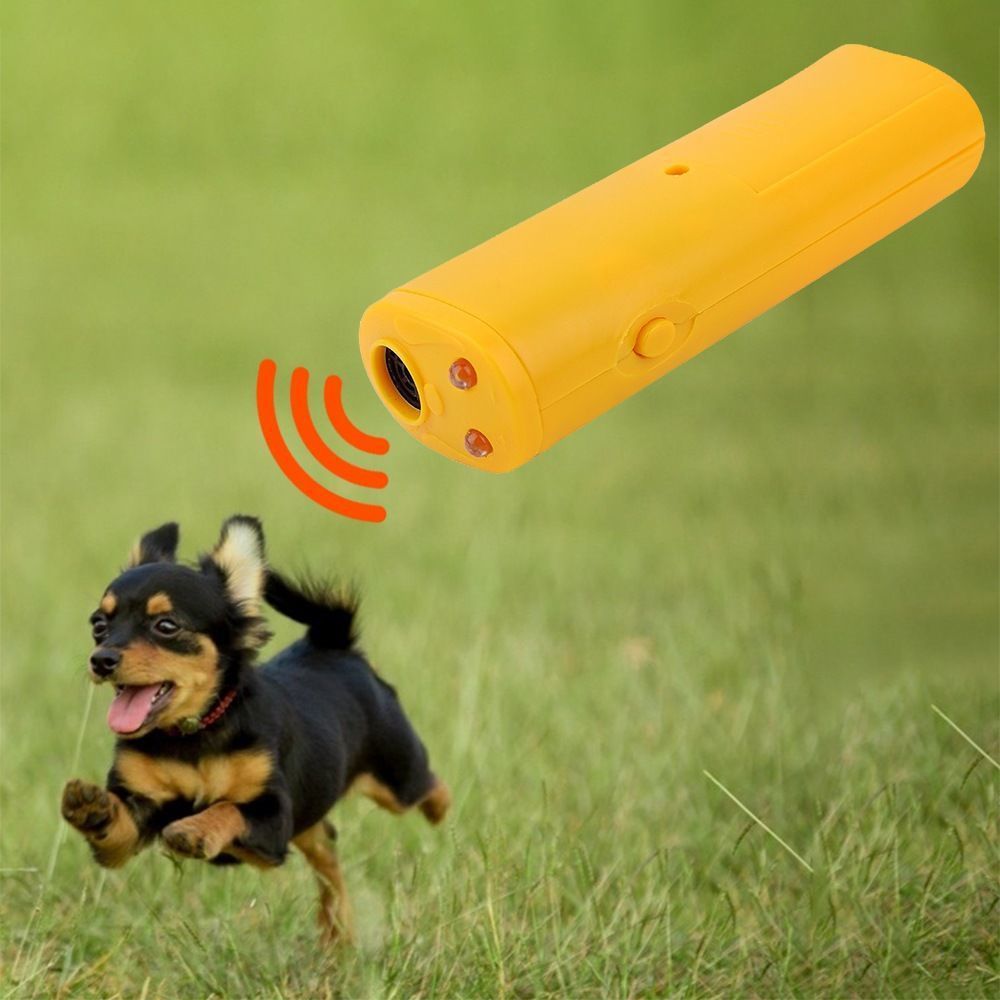 Ultrasonic Dog Trainer with LED Flashlight