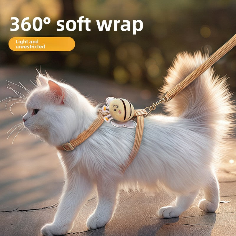 Adjustable Cat Harness and Leash Set