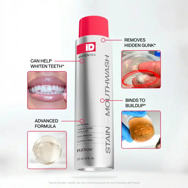 Stain-removing mouthwash