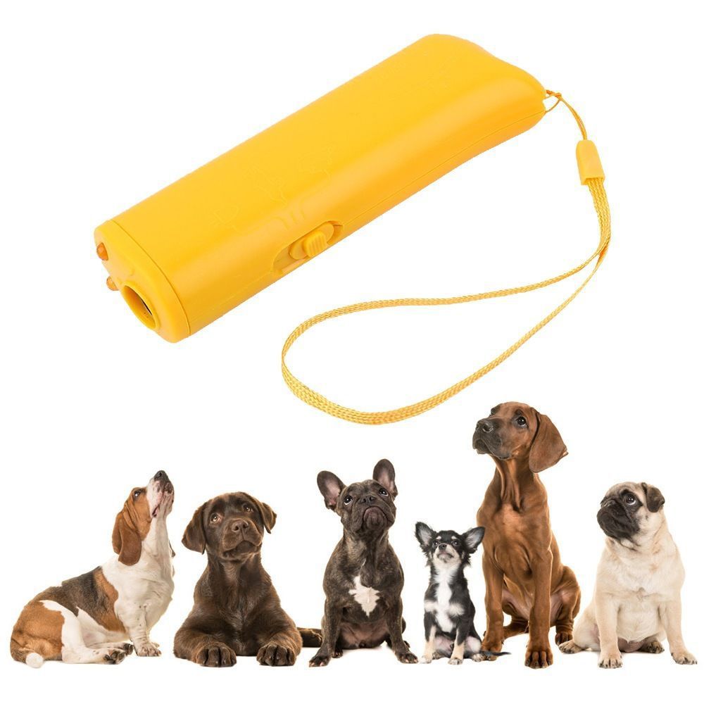 Ultrasonic Dog Trainer with LED Flashlight